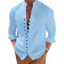 Camisa Masculina em Linho Retrô Garopaba