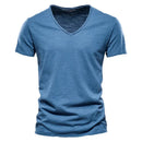 Camiseta Masculina Manga Curta Gola V Florianópolis